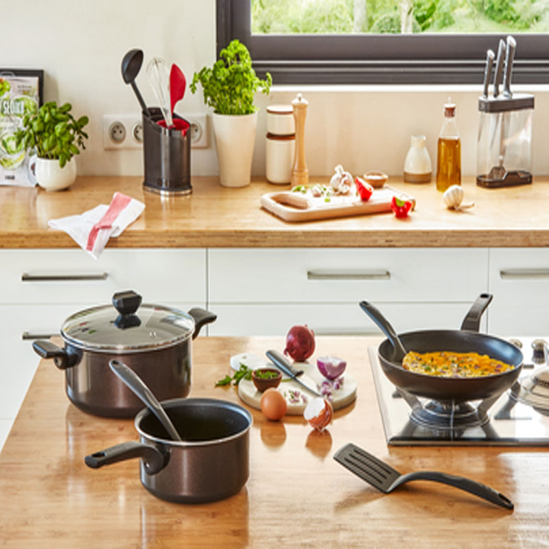 Poêle TEFAL Easy Cook & Clean 30 Cm - Noir - Image 5