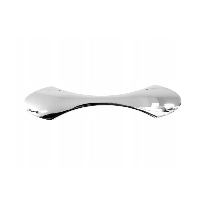 Poignée de Meuble Chromée B47 CP160 mm Forme Moderne Futuriste