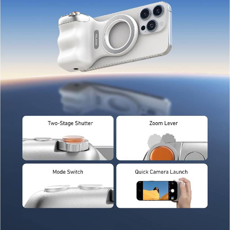 Poignée Magnétique TELESIN Fun Shot Grip 2 Pour Smartphone - Image 7
