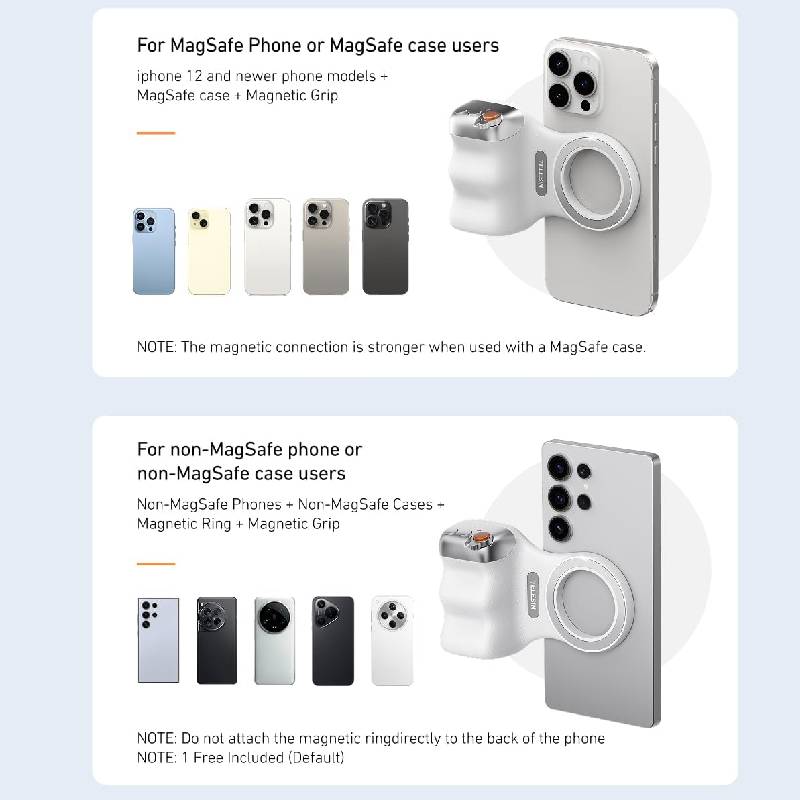 Poignée Magnétique TELESIN Fun Shot Grip 2 Pour Smartphone - Image 6