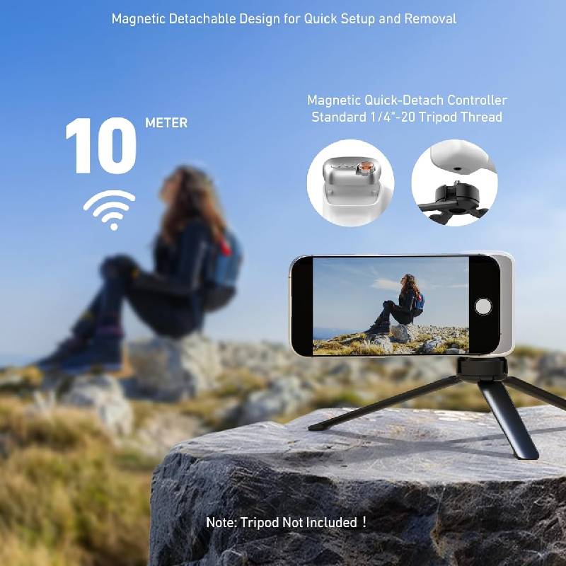Poignée Magnétique TELESIN Fun Shot Grip 2 Pour Smartphone - Image 8