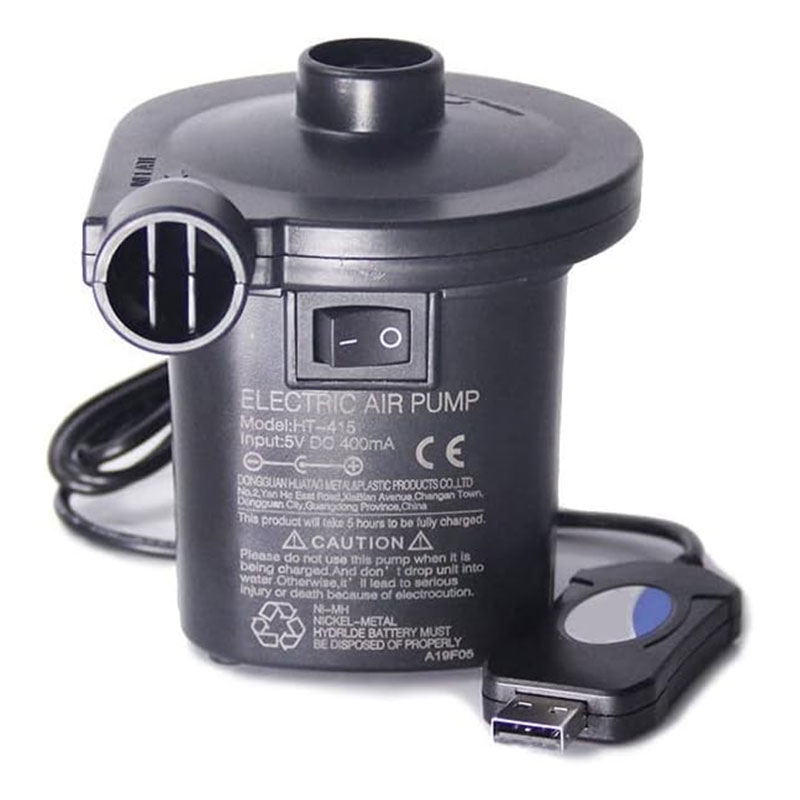 Pompe à air électrique HT-415C USB Rechargeable - Noir - Image 5