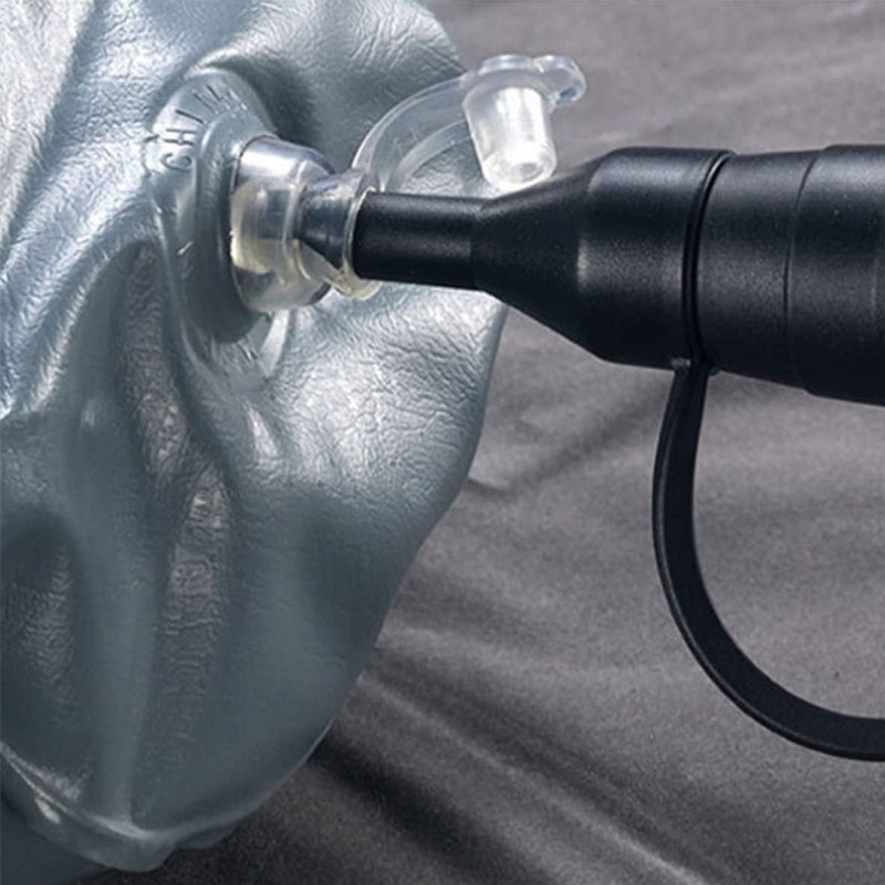 Pompe à air électrique HT-415C USB Rechargeable - Noir - Image 2