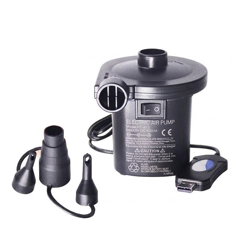 Pompe à air électrique HT-415C USB Rechargeable - Noir