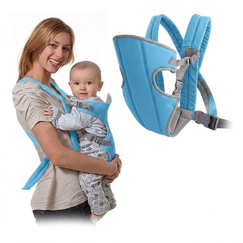 Porte-bébé KANGOUROU 0 à 12 MOIS - Bleu Ciel
