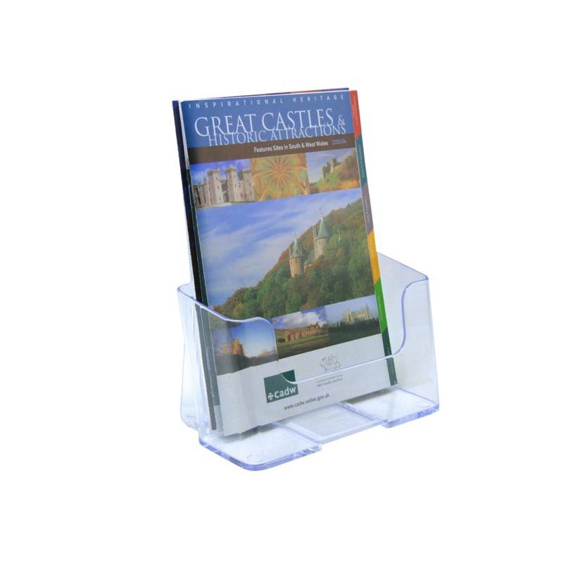 Porte Brochure FAIBO  A5  1 Compartiment  20x17x10 cm - Transparent 