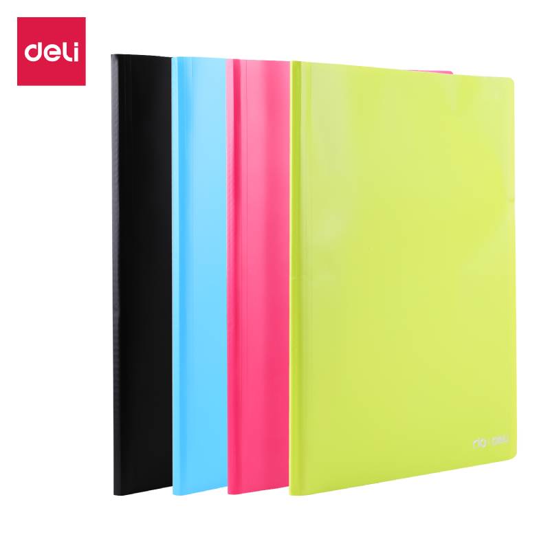Porte Documents DELI A4 PP 60 P Assortis - EB00602, Photo boutique MyTek chez MyTek