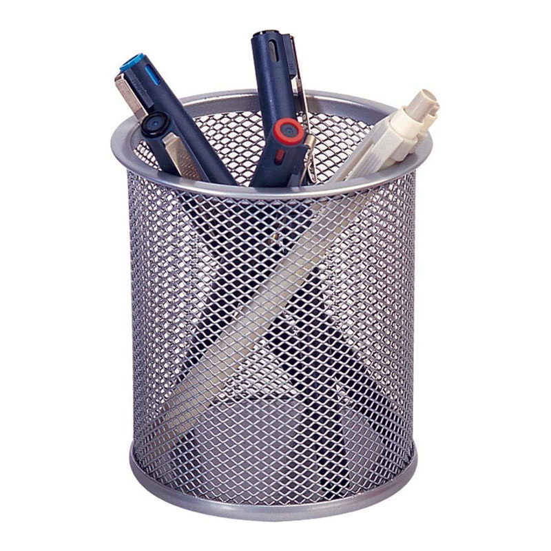  Pot à Stylo Rond Métal - Gris (802GR) - Image 2