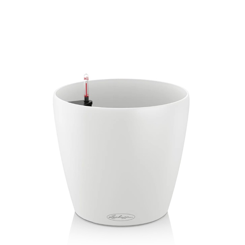 Pot avec Réservoir D’eau LECHUZA CLASSICO Color 18 - Blanc