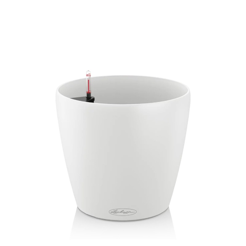 Pot avec Réservoir D’eau LECHUZA CLASSICO Color 21 - Blanc