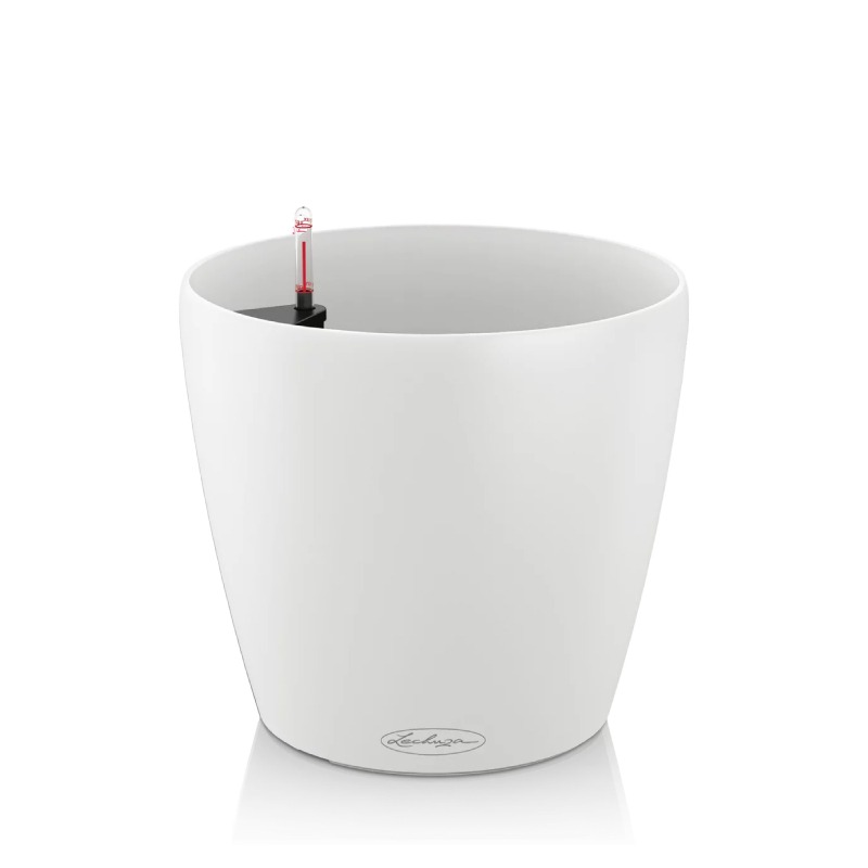 Pot avec Réservoir D’eau LECHUZA CLASSICO Color 28 - Blanc