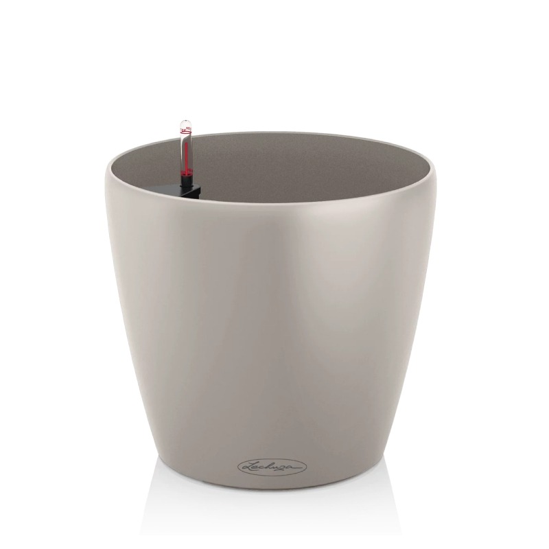 Pot avec Réservoir D’eau LECHUZA CLASSICO Color 35 - Brun Sable
