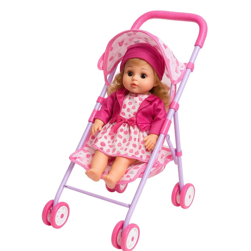 Poupée Lovely Baby Avec Poussette Pour Filles