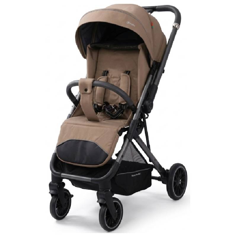 Poussette Bébé Pliable KIDILO 6521 - Marron