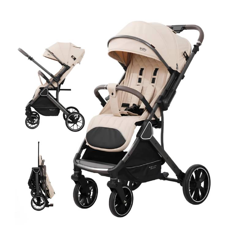 Poussette Bébé KIDILO K101 Réversible - Beige - Image 2