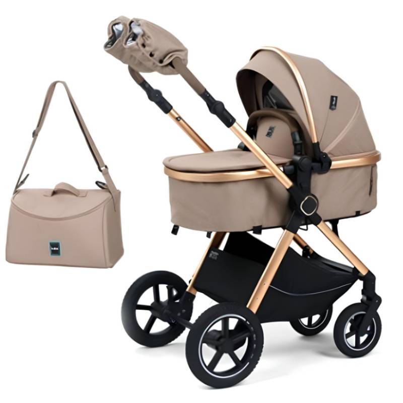 Poussette Landau KIDILO H2X Avec Sac Maman - Coffe