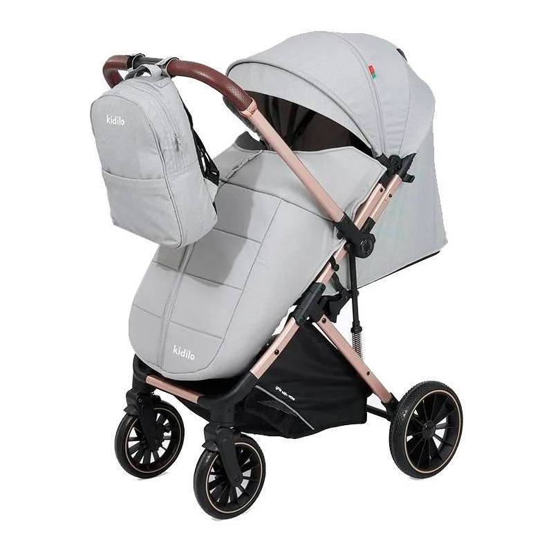 Poussette Valise KIDILO 6530BPRO pour Bébé - Gris