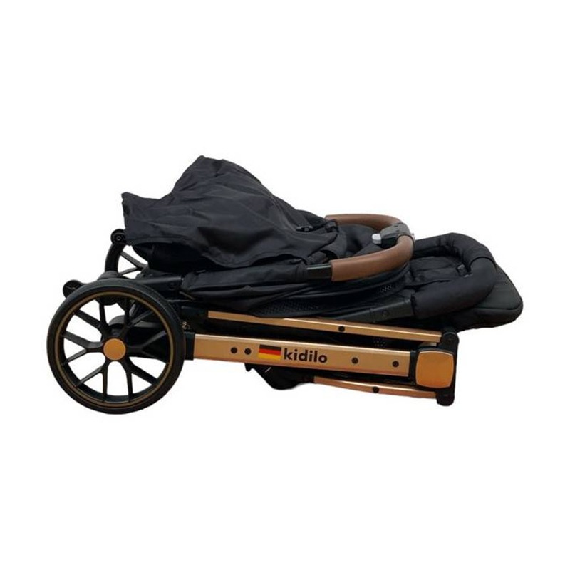 Poussette Valise KIDILO K10 Avec Cache Pieds - Noir - Image 5