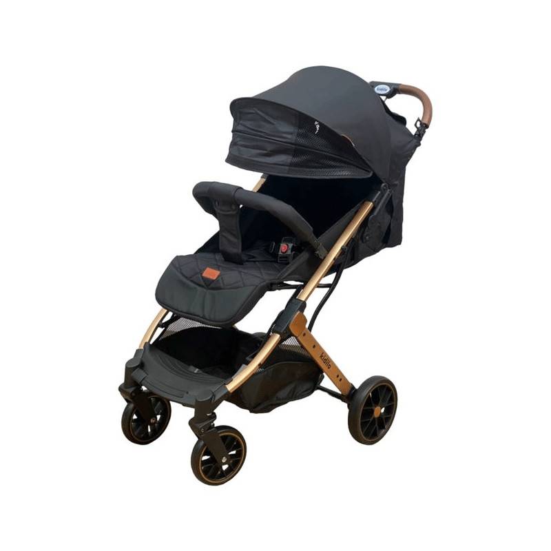 Poussette Valise KIDILO K10 Pour Bébé avec Cache‑Pieds - Noir