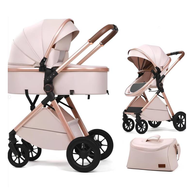 Poussette Valise KIDILO V8G Pliable - Beige