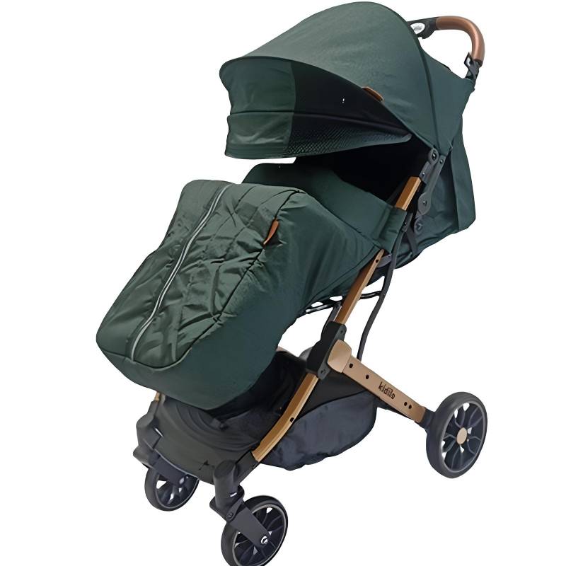 Poussette Valise KIDILO K10 Avec cache pieds - Vert Militaire - Image 2