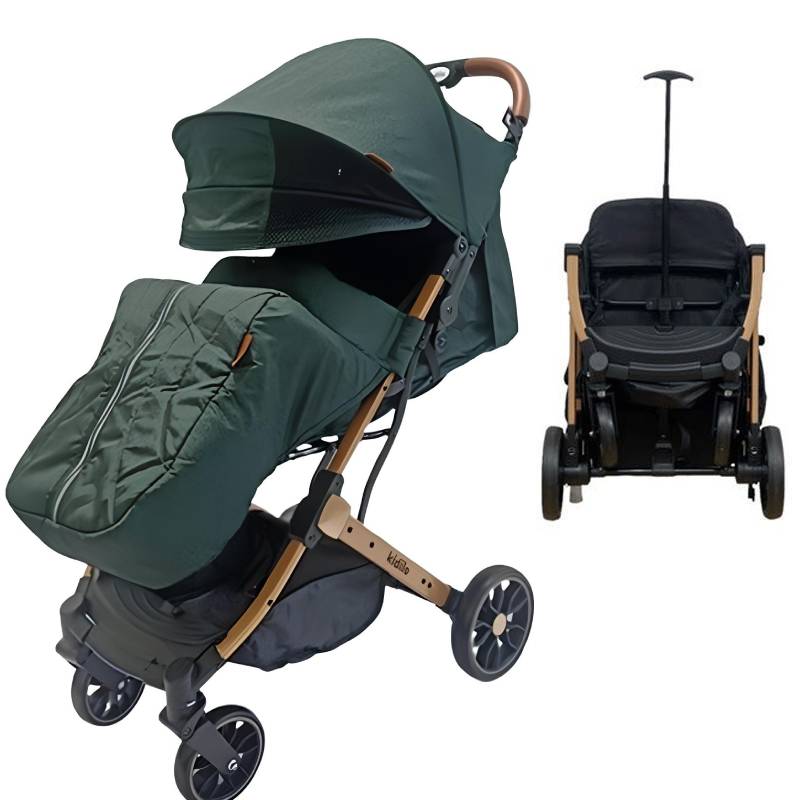 Poussette Valise KIDILO K10 Avec cache pieds - Vert Militaire 