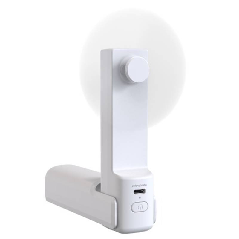 Power Bank De Voyage MUVIT Avec Torche Et Ventilateur - Blanc