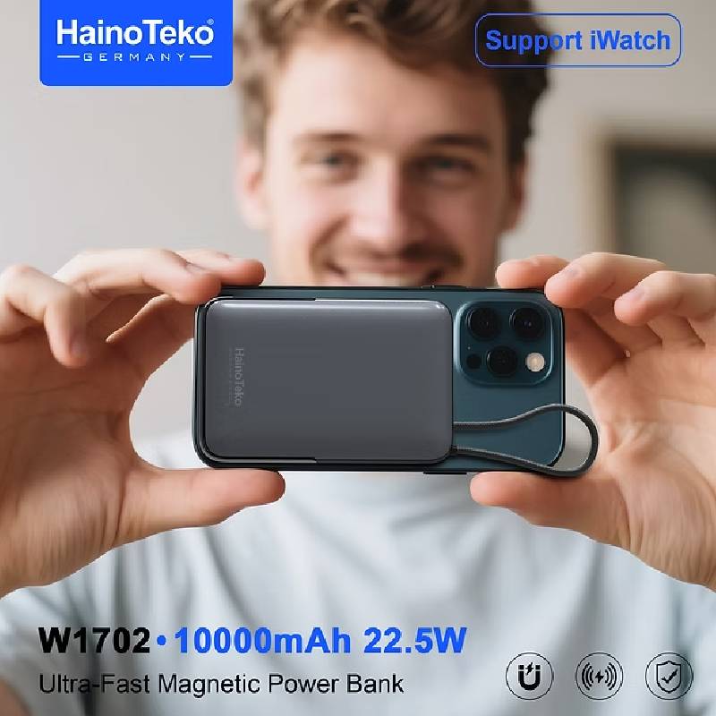 Chargeur HAINO TEKO W1702 Ultra‑Fast Magnetic 22.5W 10000 mAh - Image 2