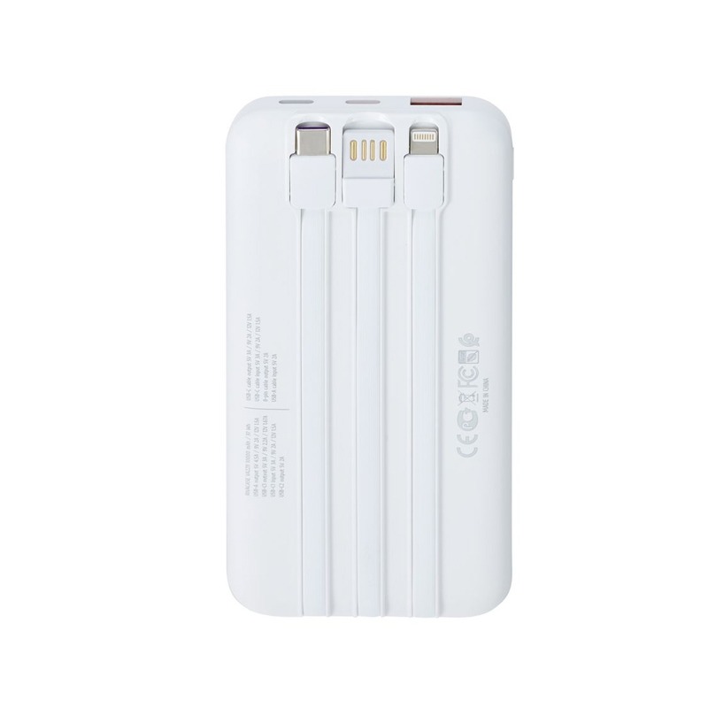 Power Bank RIVAVASE VA2211 10000 mAh - Blanc - Image 3