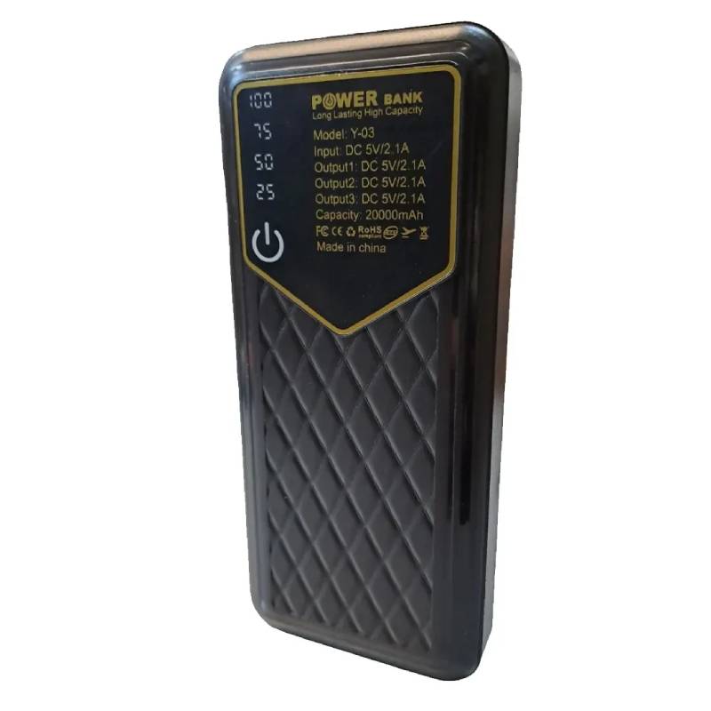 Power Bank Y03 20000 mAh - Noir
