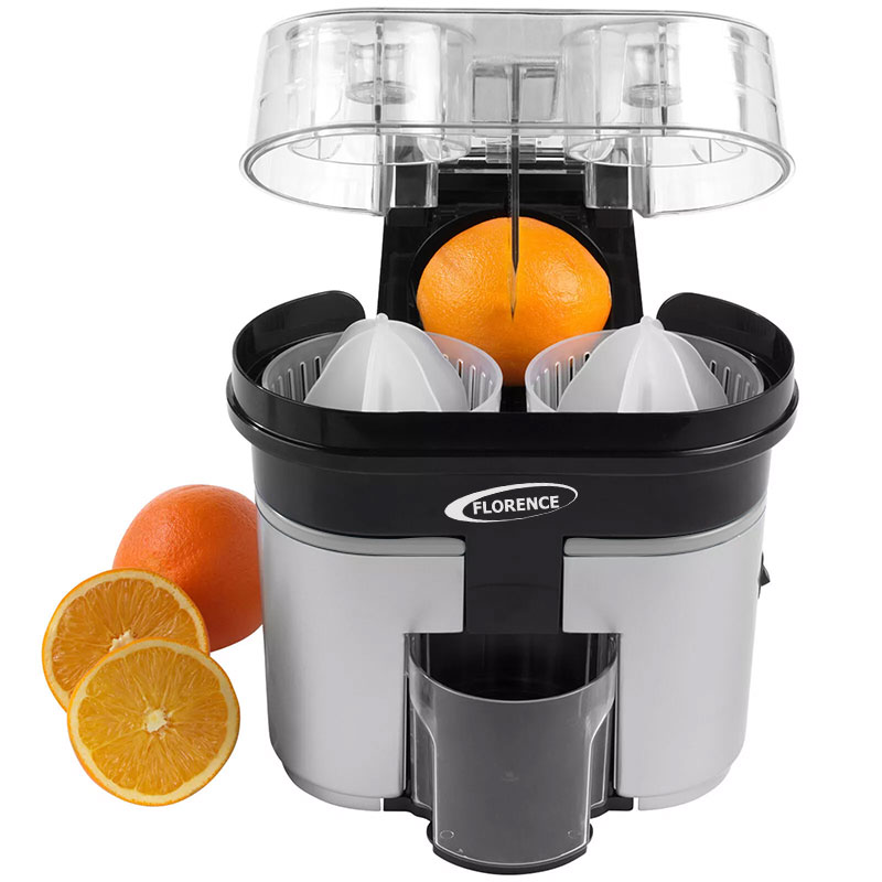 Presse Agrumes Double Entrée FLORENCE HK-384 350W - Gris - Image 2