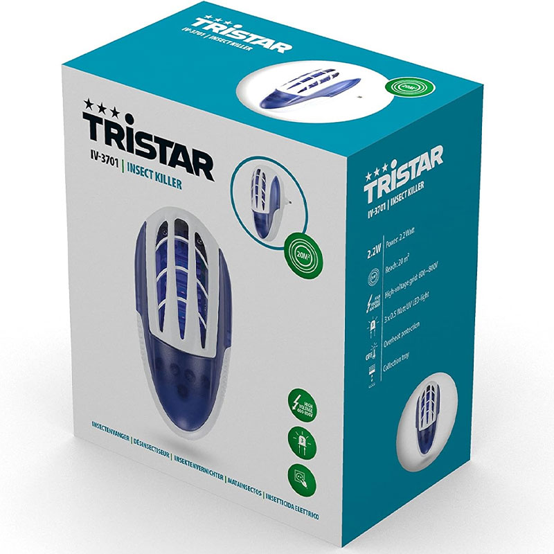 Prise Anti-Insectes TRISTAR IV-3701 - Blanc&Bleu - Image 5