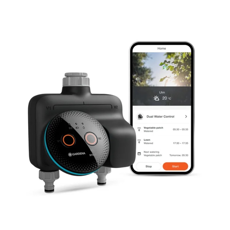 Programmateur D'arrosage GARDENA Smart Dual Water Control  - 19034-20