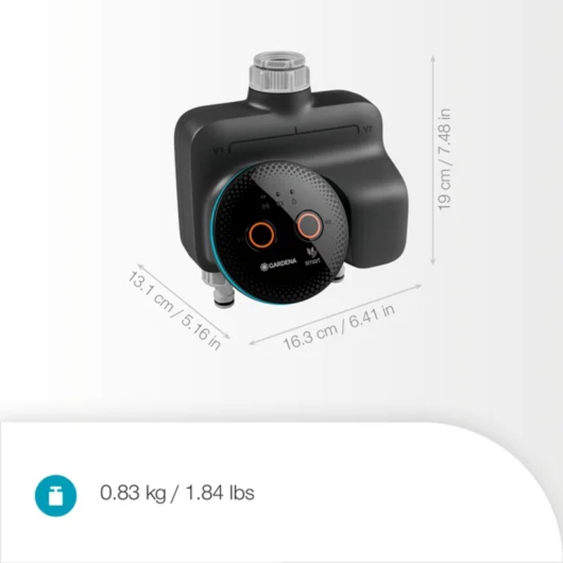 Programmateur D'arrosage GARDENA Smart Dual Water Control - 19034-20 - Image 5