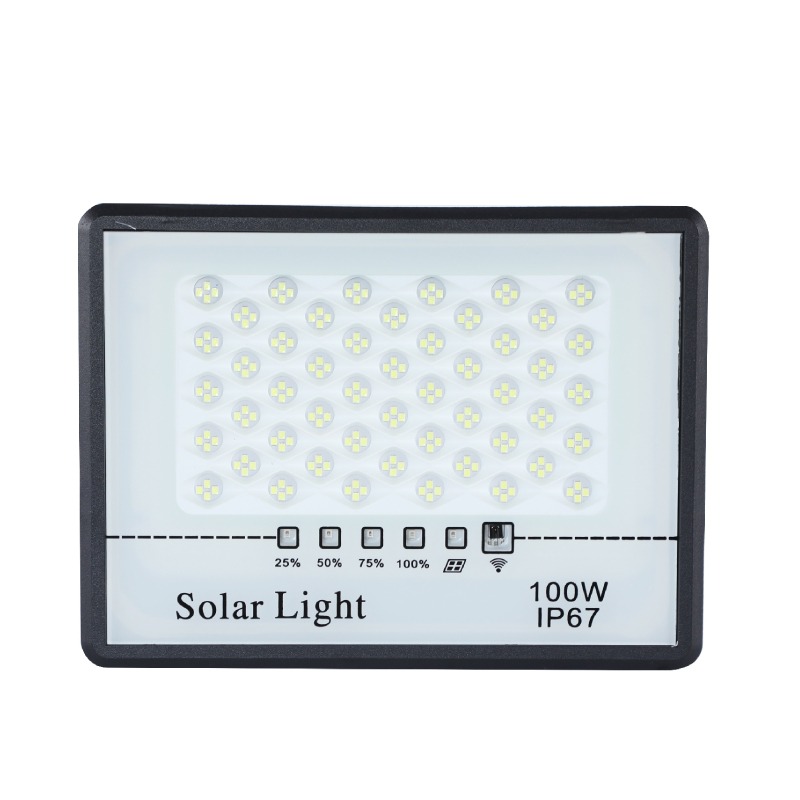 Projecteur LED Solaire 100W Extérieur Avec Télécommande et Détecteur - Image 4