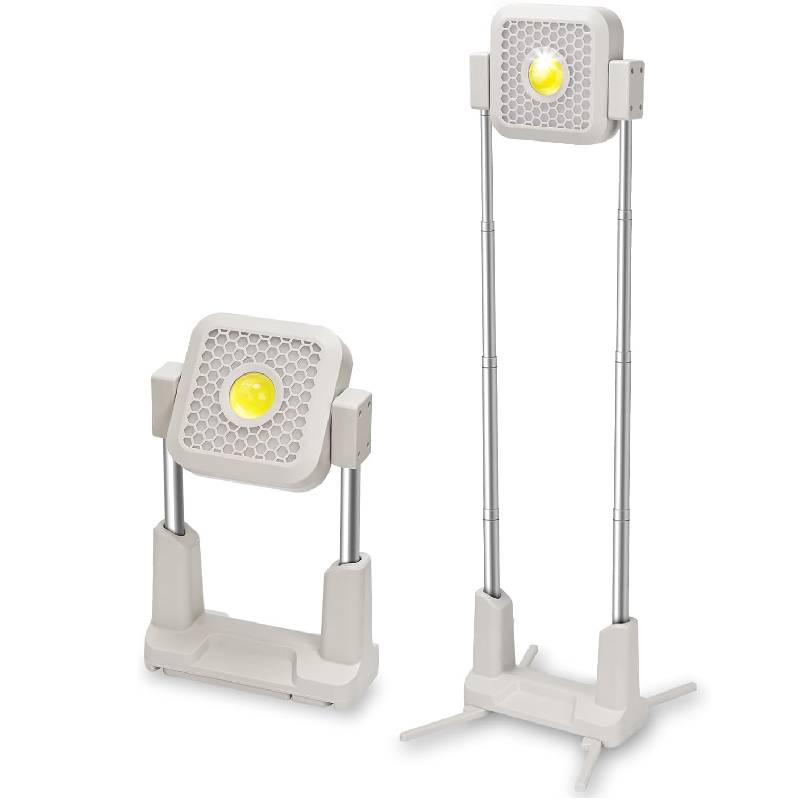 Projecteur LED Solaire Télescopique IP65 3600mAh 10000Lumens - Image 2