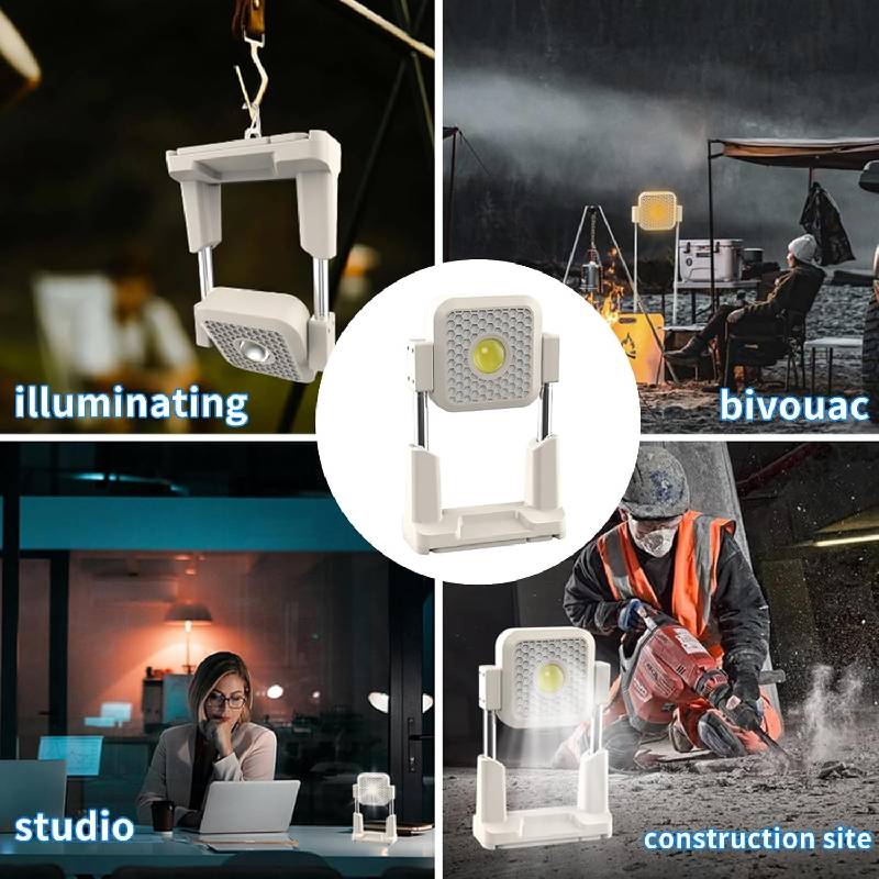 Projecteur LED Solaire Télescopique IP65 3600mAh 10000Lumens - Image 7
