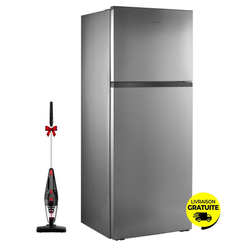 Réfrigérateur BRANDT BD6010NX 600 Litres NoFrost + Aspirateur Balai 2en1 BRANDT