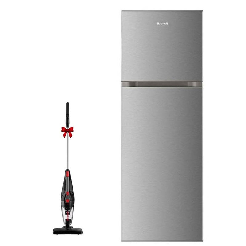 Réfrigérateur BRANDT BD4410NX 420 Litres NoFrost + Aspirateur Balai 2en1 BRANDT
