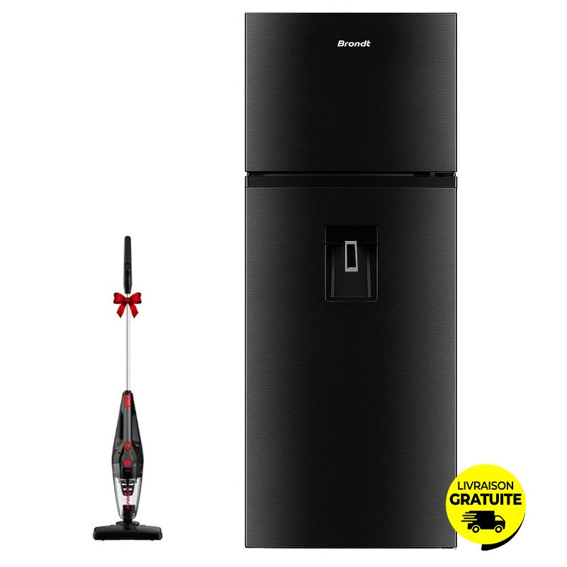 Réfrigérateur BRANDT BD6010NWB 600 Litres NoFrost + Aspirateur Balai 2en1 BRANDT
