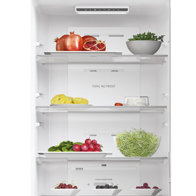 Réfrigérateur Combiné HOOVER HOCE3T618ES 341 Litres NoFrost - Silver - Image 8
