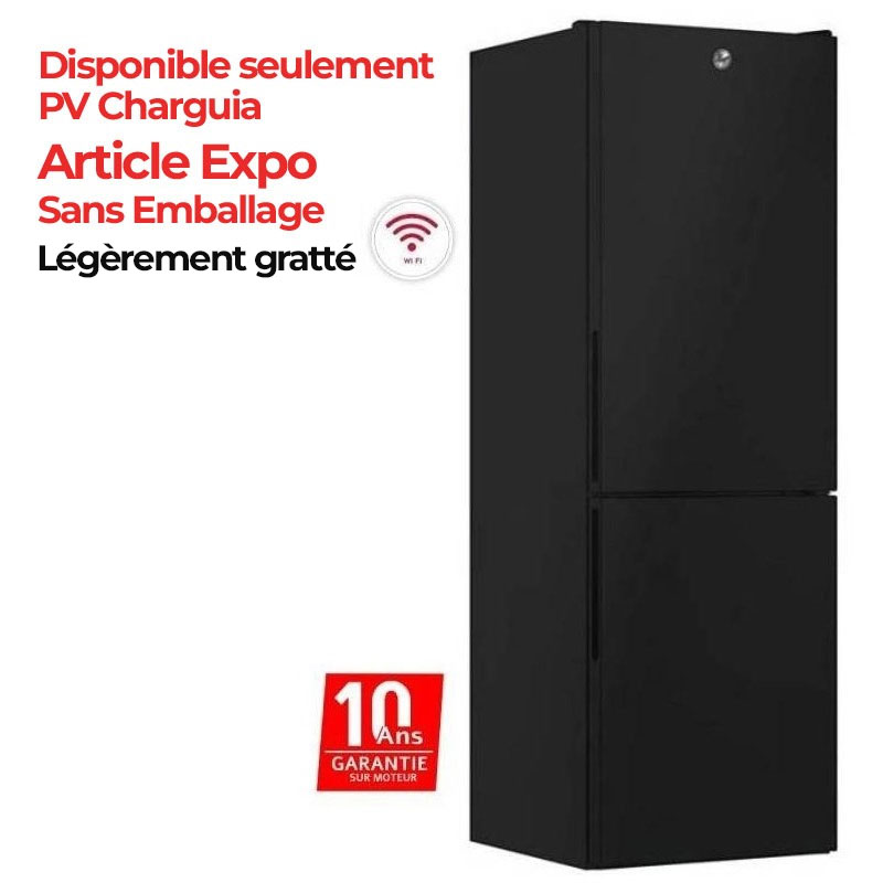 Réfrigérateur Combiné Hoover Nofrost 341L Inox (HOCE4T618), Photo boutique MyTek chez MyTek