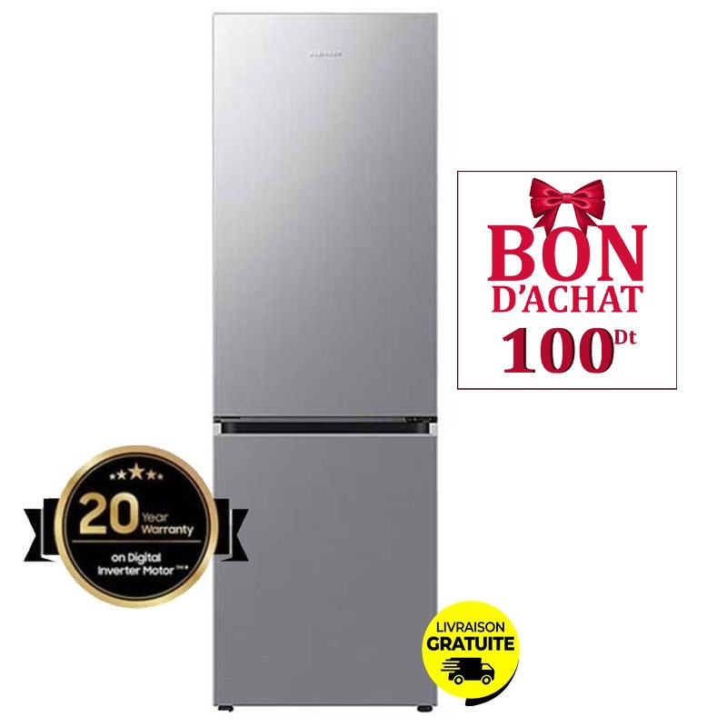 Réfrigérateur Combiné SAMSUNG RB34C600ES9 355L NoFrost - Silver