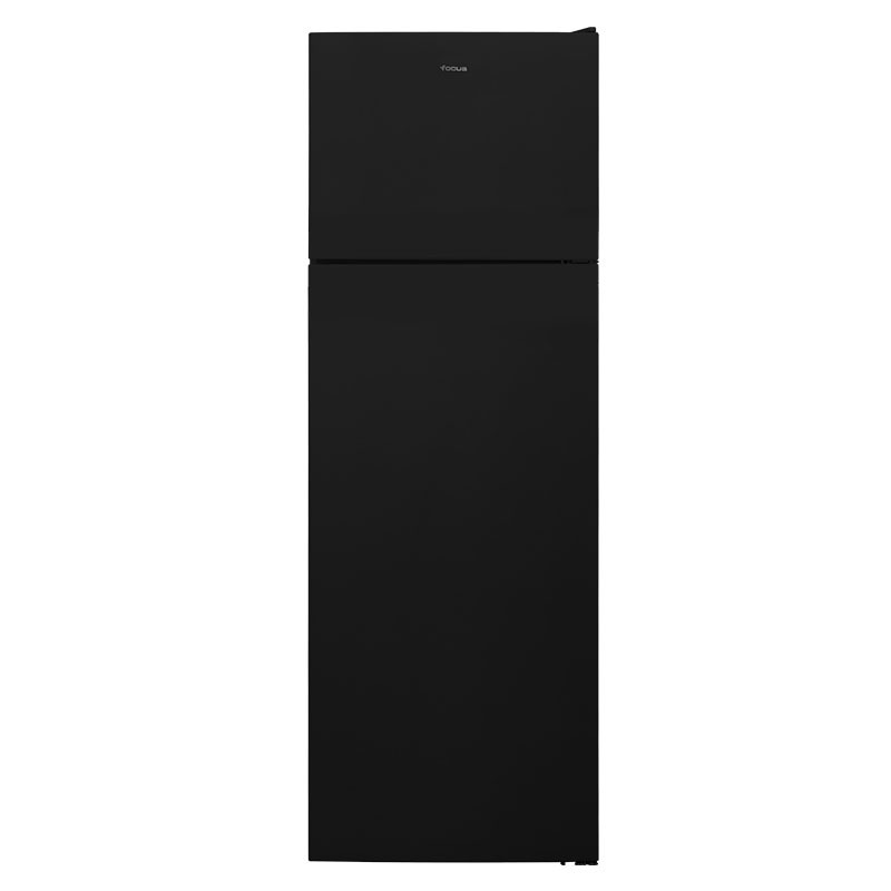 Focus F 6035B - Réfrigérateur double portes pose libre 60 cm, 313 L, Less Frost, congélateur supérieur, noir, Photo boutique MyTek chez MyTek