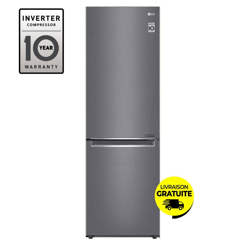Réfrigérateur Inverter LG GW-B459NLLM 374Litres NoFrost - Silver