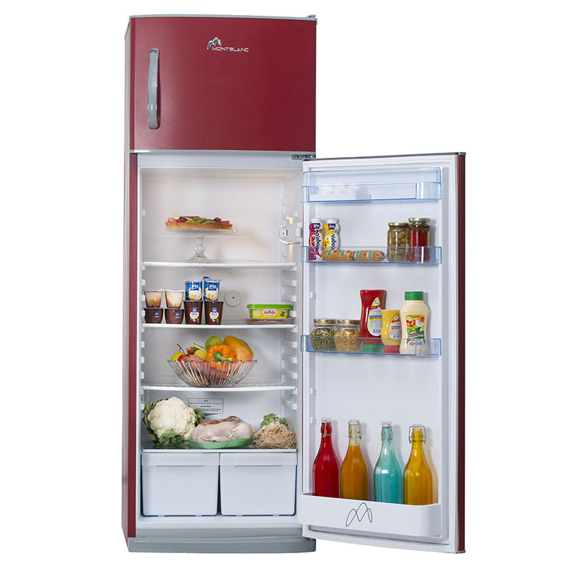 Réfrigérateur MONTBLANC FRG352 350 Litres DeFrost - Rouge - Image 3