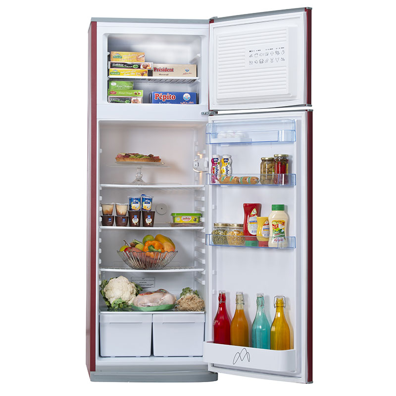 Réfrigérateur MONTBLANC FRG352 350 Litres DeFrost - Rouge - Image 4