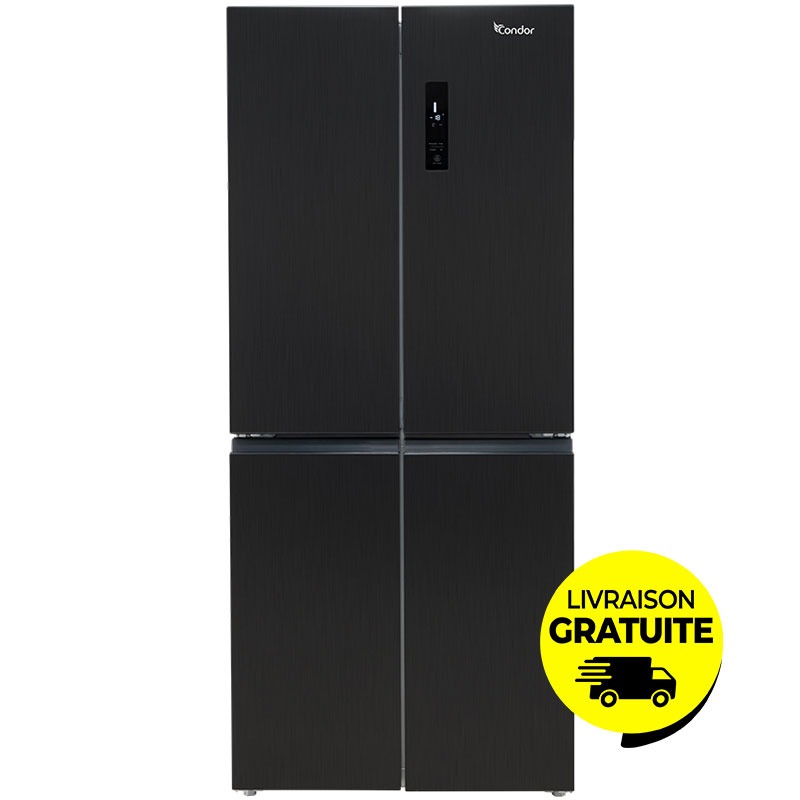 Réfrigérateur Side By Side CONDOR CRM55NDX 424 Litres NoFrost - Inox