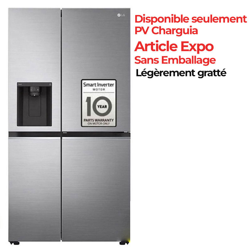 Réfrigérateur Side By Side Inverter LG GC-J257SL2S 617L NoFrost