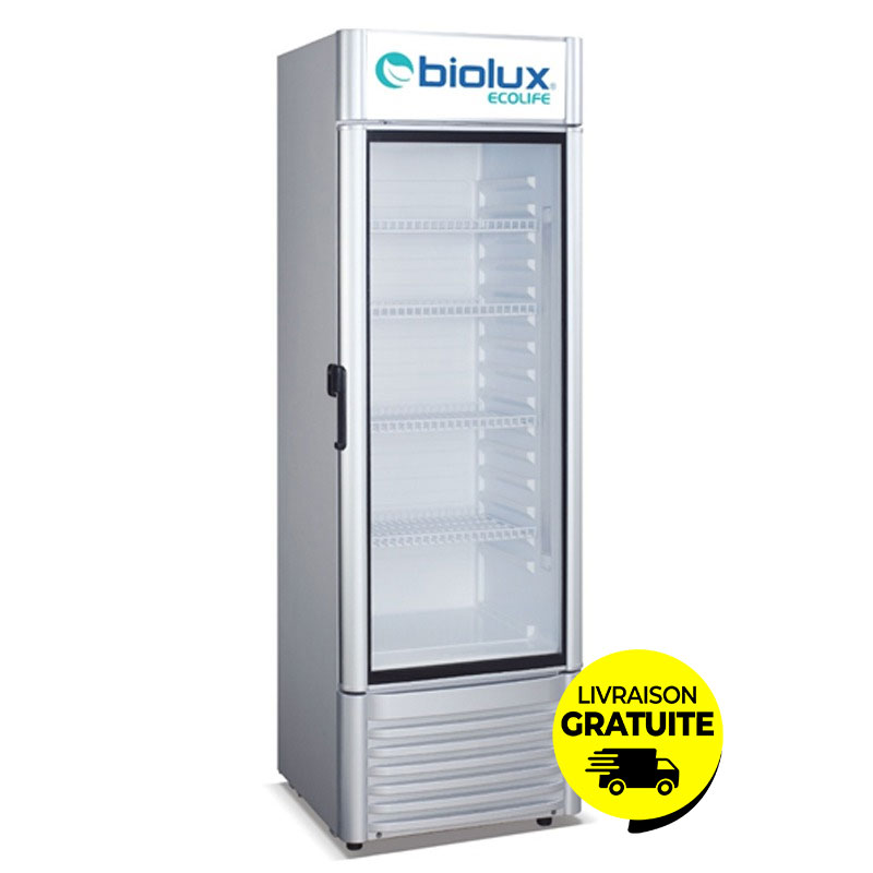 Réfrigérateur Vitrine BIOLUX MVR50NF 352 Litres Nofrost - Gris